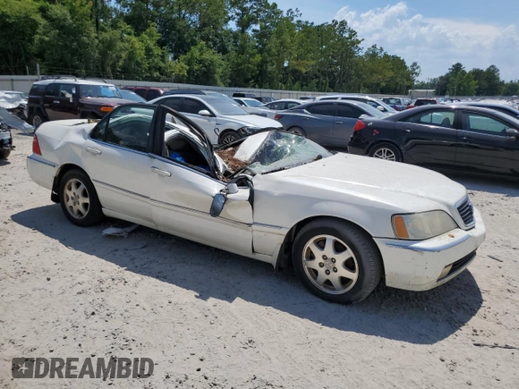 2002 Acura RL with VIN JH4KA96592C007896, listed as a Copart auction lot 57753644 with 0 mi miles and Non Repairable. Bid and sale history available at carsss.com. Image 4.