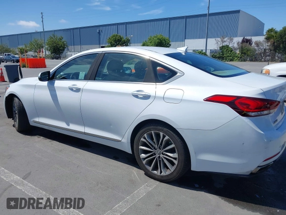 2016 Hyundai Genesis 3.8L z VIN KMHGN4JE2GU120592, wystawiony jako IAAI lot #42314558 z przebiegiem 106 533 mil mil oraz . Historia ofert i sprzedaży dostępna na DreamBid. Obrazek 3.