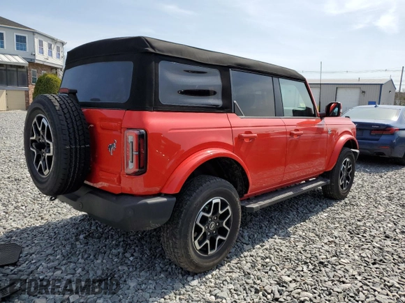 2023 Ford Bronco с VIN 1FMDE5DH0PLB63705, выставлен на аукционе Copart как лот 53321445 с пробегом 19 498 миль миль и Списание • Salvage title. История ставок и продаж доступна на DreamBid. Изображение 3.