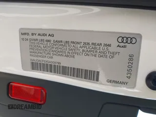 2025 Audi A5 Sportback S line Premium z VIN WAUDACF5XSA009799, wystawiony jako IAAI lot #42460461 z przebiegiem 13 011 mil mil oraz . Historia ofert i sprzedaży dostępna na DreamBid. Obrazek 9.