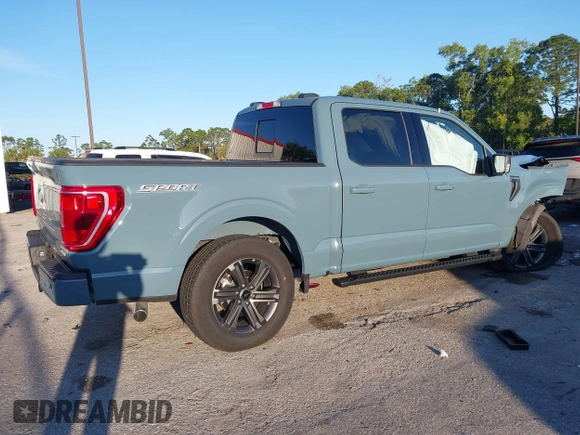 2023 Ford F-150 XL with VIN 1FTEW1CP7PKD30770, listed as a IAAI auction lot 41691526 with 3,000 mi miles. Bid and sale history available at carsss.com. Image 4.