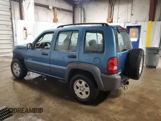 2004 Jeep Liberty Sport with VIN 1J4GK48K04W127981, listed as a Copart auction lot 51804135 with 166,710 mi miles and Salvage Title. Bid and sale history available at DreamBid. Image 2.