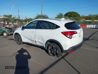 2018 Honda HR-V EX-L Navi with VIN 3CZRU5H73JM704258, listed as a IAAI auction lot 41347136 with 1 mi miles. Bid and sale history available at carsss.com. Image 3.