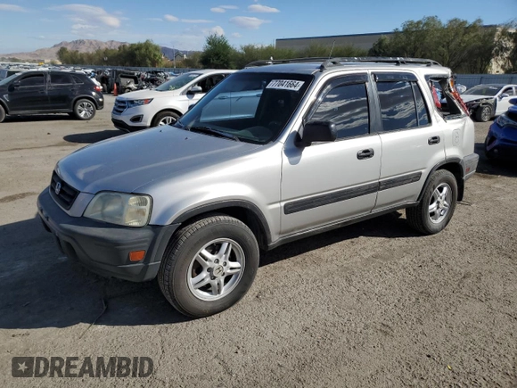 2000 Honda CR-V LX with VIN JHLRD1849YC047923, listed as a Copart auction lot 77041664 with 235,211 mi miles and Salvage Title. Bid and sale history available at carsss.com. Image 1.