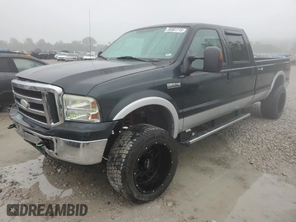 2006 Ford F-250 XL with VIN 1FTSW21526EC43480, listed as a Copart auction lot 59301715 with 149,624 mi miles and Salvage title. Bid and sale history available at DreamBid. Image 1.