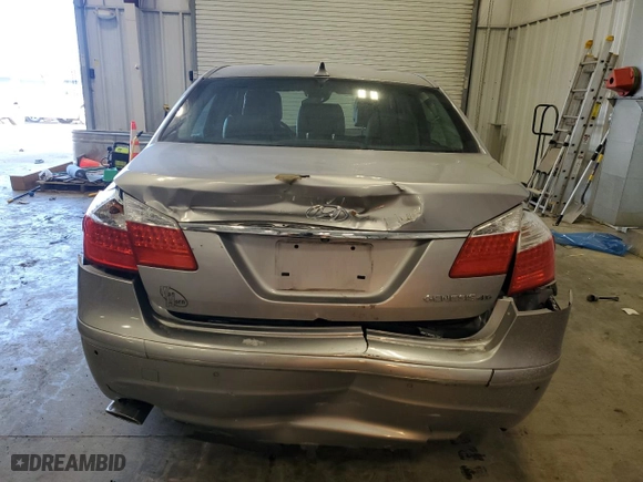 2010 Hyundai Genesis with VIN KMHGC4DF5AU075116, listed as a Copart auction lot 88709655 with 124,203 mi miles and Non Repairable. Bid and sale history available at carsss.com. Image 6.