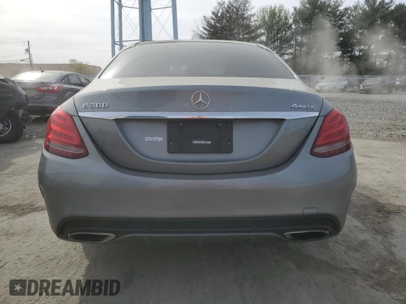 2016 Mercedes-Benz C 300 Luxury with VIN 55SWF4KB4GU101602, listed as a Copart auction lot 54063435 with 99,266 mi miles and Salvage Title. Bid and sale history available at carsss.com. Image 6.