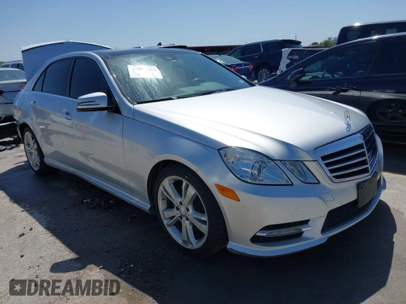 2013 Mercedes-Benz E 350 Luxury with VIN WDDHF5KB7DA694107, listed as a IAAI auction lot 41967966 with 67,348 mi miles and . Bid and sale history available at DreamBid. Image 1.