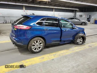 2021 Ford Edge Titanium with VIN 2FMPK4K98MBA18841, listed as a Copart auction lot 56207745 with 69,249 mi miles and Salvage title. Bid and sale history available at DreamBid. Image 3.