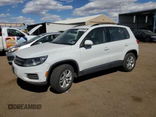 2017 Volkswagen Tiguan S with VIN WVGAV7AX1HK034356, listed as a Copart auction lot 50708845 with 81,034 mi miles and Salvage Title. Bid and sale history available at DreamBid. Image 1.