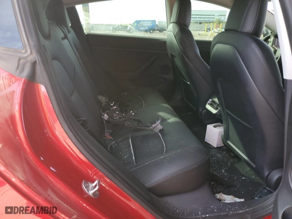 2022 Tesla Model 3 Long Range with VIN 5YJ3E1EB7NF265487, listed as a Copart auction lot 46057365 with 31,718 mi miles and Salvage Title. Bid and sale history available at carsss.com. Image 11.