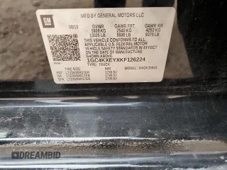 2019 Chevrolet Silverado 3500HD LTZ with VIN 1GC4KXEYXKF126224, listed as a Copart auction lot 83394624 with 75,057 mi miles and Salvage Title. Bid and sale history available at carsss.com. Image 12.
