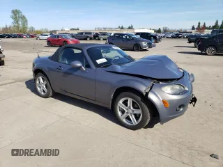 2006 Mazda MX-5 Miata Touring with VIN JM1NC25F760103494, listed as a Copart auction lot 50738485 with 117,089 mi miles and Salvage title. Bid and sale history available at DreamBid. Image 4.