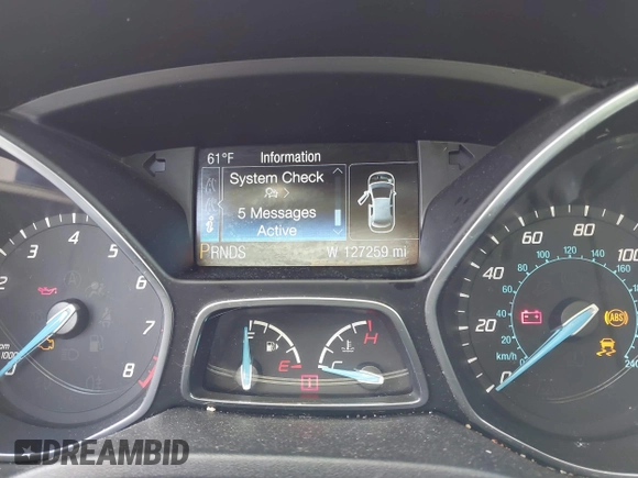 2013 Ford Focus Titanium with VIN 1FADP3J22DL167324, listed as a IAAI auction lot 41616927 with 127,259 mi miles and . Bid and sale history available at carsss.com. Image 7.