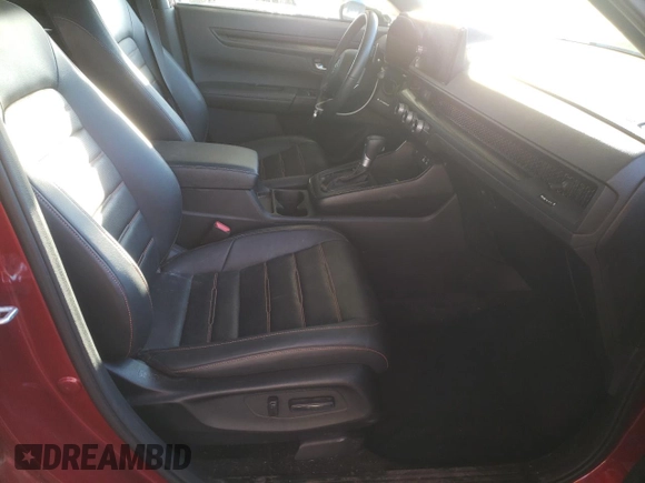 2024 Honda CR-V Sport-L with VIN 7FARS5H87RE023058, listed as a Copart auction lot 48722345 with 35,463 mi miles and Salvage Title. Bid and sale history available at DreamBid. Image 7.