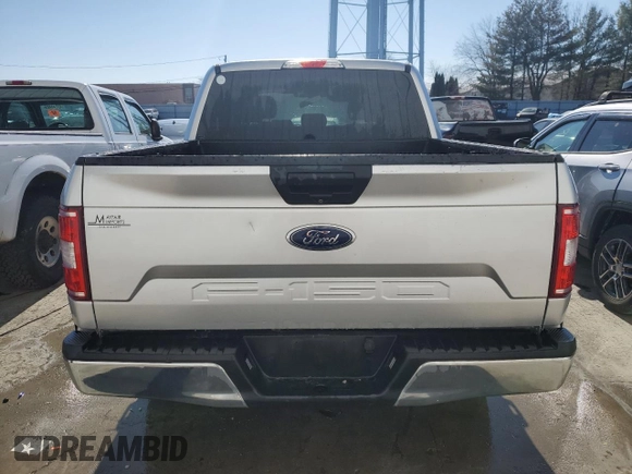 2018 Ford F-150 XL with VIN 1FTEW1EB1JFA64163, listed as a Copart auction lot 48486145 with 81,138 mi miles and Salvage Title. Bid and sale history available at carsss.com. Image 6.