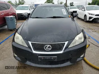 2010 Lexus IS 250 with VIN JTHCF5C27A5041833, listed as a Copart auction lot 59590395 with 205,747 mi miles and Salvage title. Bid and sale history available at DreamBid. Image 5.