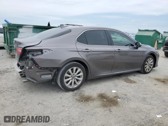 2020 Toyota Camry LE with VIN 4T1C11AK4LU970264, listed as a Copart auction lot 55728075 with 16,619 mi miles and Salvage Title. Bid and sale history available at DreamBid. Image 3.