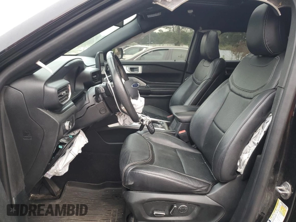 2020 Ford Explorer ST with VIN 1FM5K8GC2LGC73205, listed as a Copart auction lot 51080725 with 128,257 mi miles and Salvage Title. Bid and sale history available at DreamBid. Image 7.