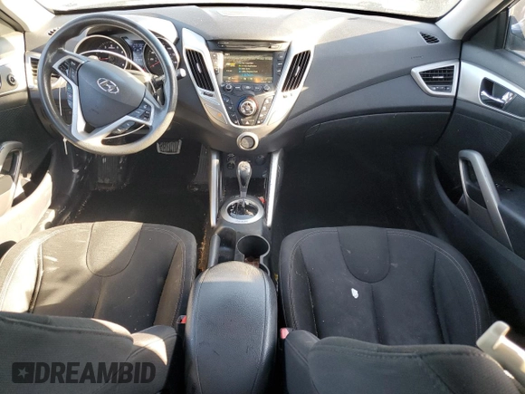 2012 Hyundai Veloster w/Gray Int with VIN KMHTC6AD0CU066677, listed as a Copart auction lot 46418575 with 145,735 mi miles and Salvage title. Bid and sale history available at DreamBid. Image 8.