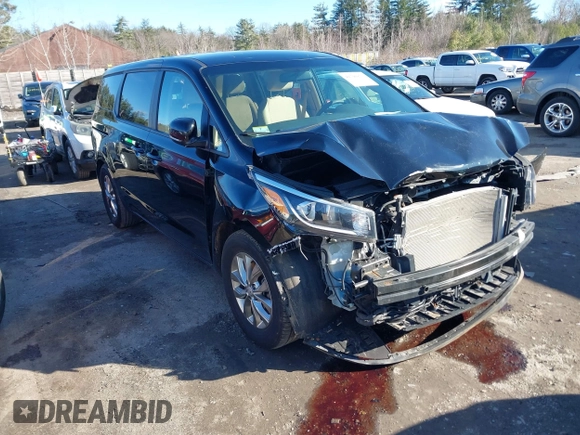 2019 Kia Sedona EX with VIN KNDMB5C10K6533494, listed as a IAAI auction lot 41798853 with 52,114 mi miles. Bid and sale history available at carsss.com. Image 1.