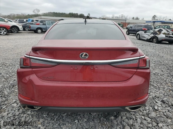 2022 Lexus ES with VIN 58ADZ1B15NU115491, listed as a Copart auction lot 48785495 with 49,130 mi miles and Salvage Title. Bid and sale history available at carsss.com. Image 6.