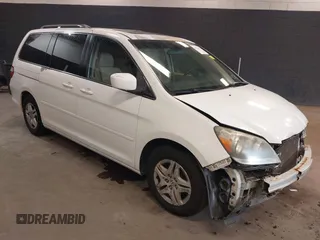 2007 Honda Odyssey EX-L z VIN 5FNRL38667B448943, wystawiony jako IAAI lot #42423987 z przebiegiem 87 405 mil mil oraz . Historia ofert i sprzedaży dostępna na DreamBid. Obrazek 1.