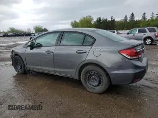 2013 Honda Civic LX z VIN 2HGFB2F53DH101197, wystawiony jako Copart lot #57496665 z przebiegiem 167 450 mil mil oraz Szkoda całkowita • Salvage title. Historia ofert i sprzedaży dostępna na DreamBid. Obrazek 2.