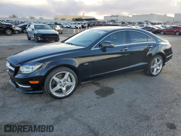 2012 Mercedes-Benz CLS 550 with VIN WDDLJ7DB4CA011540, listed as a Copart auction lot 78088274 with 53,053 mi miles and Clean Title. Bid and sale history available at DreamBid. Image 1.