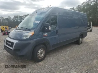 2021 Ram ProMaster Cargo with VIN 3C6MRVJG6ME587180, listed as a Copart auction lot 47029045 with 51,130 mi miles and Clean Title. Bid and sale history available at carsss.com. Image 1.