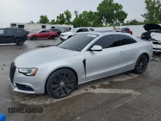 2014 Audi A5 Premium Plus with VIN WAULFAFR5EA059227, listed as a Copart auction lot 58854225 with 92,818 mi miles and Clean title. Bid and sale history available at DreamBid. Image 1.