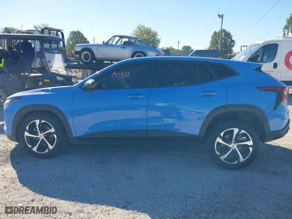 2024 Chevrolet Trax 1RS with VIN KL77LGE27RC070791, listed as a IAAI auction lot 40522366 with 26,823 mi miles. Bid and sale history available at carsss.com. Image 15.