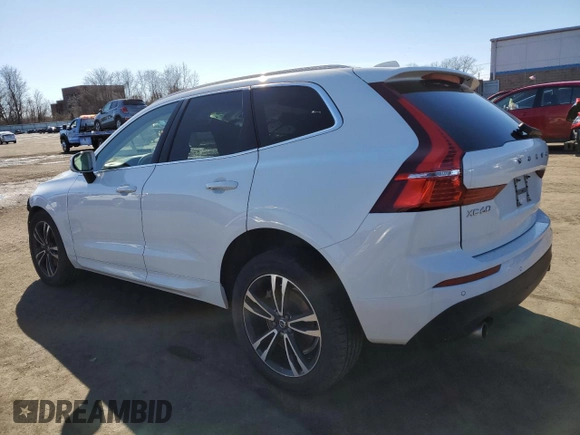 2020 Volvo XC60 Momentum with VIN YV4A22RKXL1418320, listed as a Copart auction lot 87628265 with 53,162 mi miles and Salvage title. Bid and sale history available at DreamBid. Image 2.