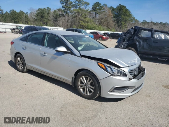 2017 Hyundai Sonata SE with VIN 5NPE24AF9HH464560, listed as a Copart auction lot 47408395 with 114,878 mi miles and Salvage Title. Bid and sale history available at DreamBid. Image 4.