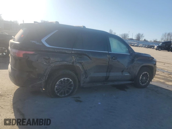 2023 Toyota Sequoia SR5 with VIN 7SVAAABA4PX016500, listed as a Copart auction lot 42773275 with Not Provided miles and Salvage Title. Bid and sale history available at carsss.com. Image 3.