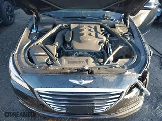 2017 Genesis G80 3.8L with VIN KMHGN4JE3HU204955, listed as a IAAI auction lot 41501931 with 83,519 mi miles. Bid and sale history available at carsss.com. Image 10.