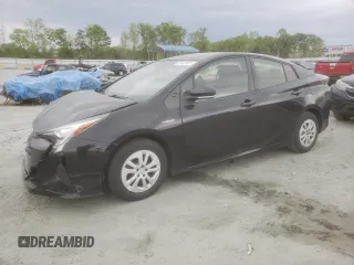 2016 Toyota Prius Two with VIN JTDKBRFU1G3509055, listed as a Copart auction lot 51541075 with 92,364 mi miles and Salvage Title. Bid and sale history available at DreamBid. Image 1.