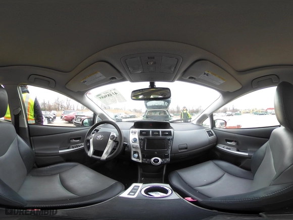 2012 Toyota Prius v Two with VIN JTDZN3EU3C3012636, listed as a IAAI auction lot 41485685 with 186,053 mi miles. Bid and sale history available at carsss.com. Image 21.