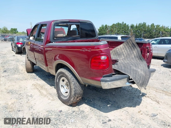 2003 Ford F-150 XLT with VIN 1FTRW08L63KA54240, listed as a IAAI auction lot 42646280 with Not provided miles and . Bid and sale history available at DreamBid. Image 3.