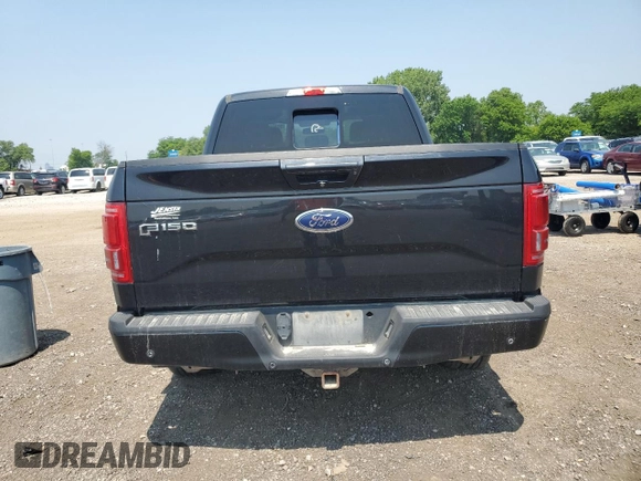 2015 Ford F-150 XLT with VIN 1FTEW1EG4FFA60210, listed as a Copart auction lot 59752825 with 323,475 mi miles and Salvage title. Bid and sale history available at DreamBid. Image 6.