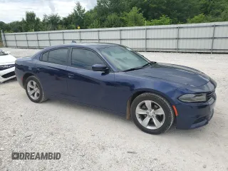 2015 Dodge Charger SXT with VIN 2C3CDXHG9FH801286, listed as a Copart auction lot 63306255 with 185,705 mi miles and Clean title. Bid and sale history available at DreamBid. Image 4.