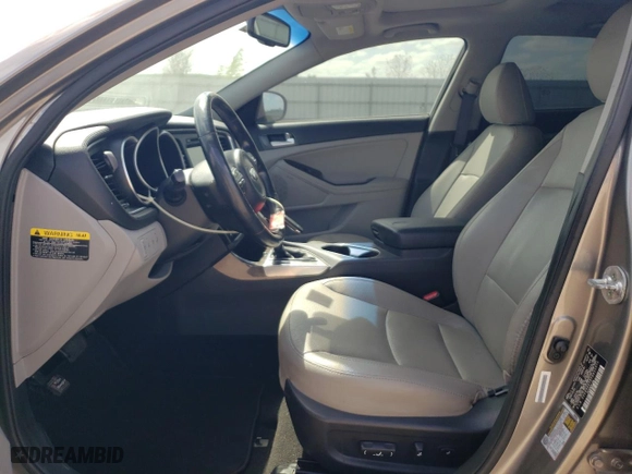 2015 Kia Optima EX with VIN 5XXGN4A78FG453972, listed as a Copart auction lot 49462235 with 57,465 mi miles and Salvage Title. Bid and sale history available at carsss.com. Image 7.