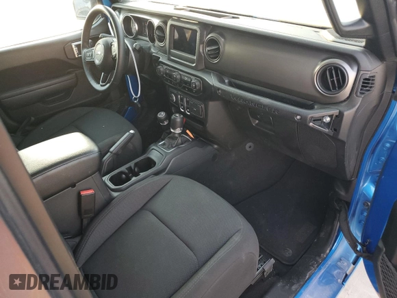 2021 Jeep Wrangler Sport S with VIN 1C4GJXAN0MW790739, listed as a Copart auction lot 75872624 with Not Provided miles and Salvage Title. Bid and sale history available at DreamBid. Image 8.