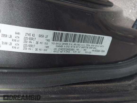 2019 Dodge Grand Caravan GT with VIN 2C4RDGEG2KR520641, listed as a IAAI auction lot 42205724 with 207,387 mi miles and . Bid and sale history available at DreamBid. Image 9.