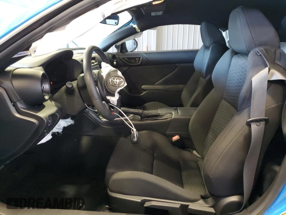 2023 Toyota 86 with VIN JF1ZNBB12P9751879, listed as a Copart auction lot 75920234 with 15,342 mi miles and Salvage Title. Bid and sale history available at DreamBid. Image 7.