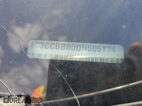 2013 Chrysler 200 Touring with VIN 1C3CCBBB0DN505774, listed as a Copart auction lot 49879705 with 150,453 mi miles and Salvage Title. Bid and sale history available at DreamBid. Image 13.