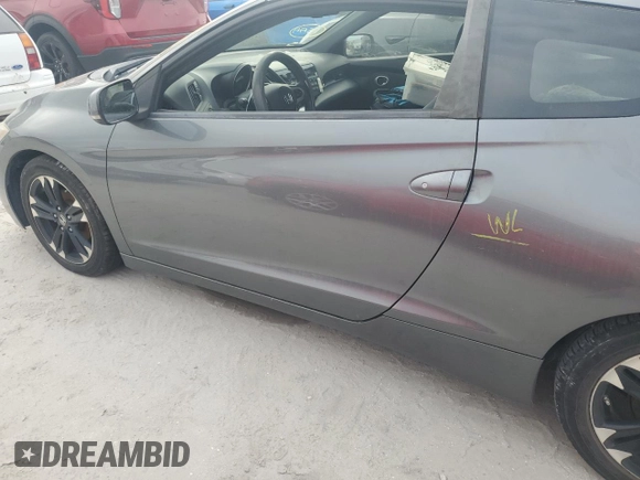 2014 Honda CR-Z with VIN JHMZF1D4XES001286, listed as a Copart auction lot 76580974 with Not Provided miles and Non Repairable. Bid and sale history available at DreamBid. Image 12.
