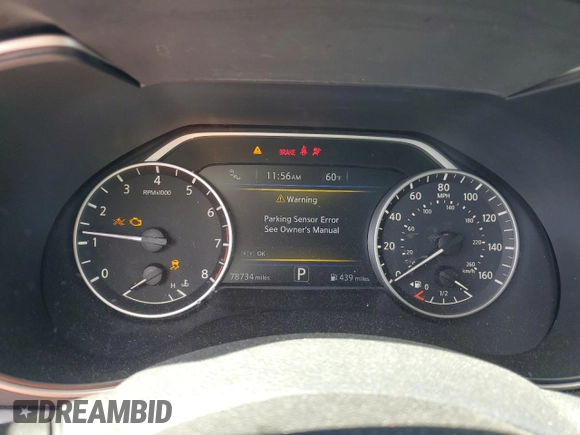 2017 Nissan Maxima SV z VIN 1N4AA6APXHC373398, wystawiony jako Copart lot #58025265 z przebiegiem 78 734 mil mil oraz Szkoda całkowita • Salvage title. Historia ofert i sprzedaży dostępna na DreamBid. Obrazek 9.