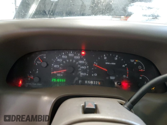 2004 Ford F-350 XL with VIN 1FTSW31P74EA91328, listed as a Copart auction lot 85856984 with 291,033 mi miles and Salvage Title. Bid and sale history available at DreamBid. Image 9.