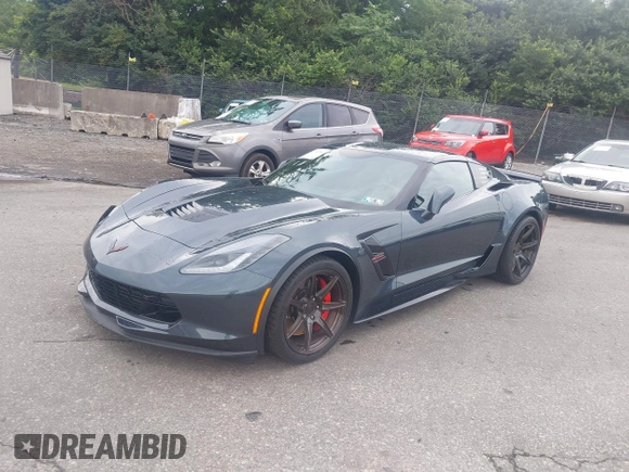 2019 Chevrolet Corvette Grand Sport 2LT with VIN 1G1YY2D7XK5117033, listed as a IAAI auction lot 42702384 with 11,994 mi miles and . Bid and sale history available at DreamBid. Image 19.